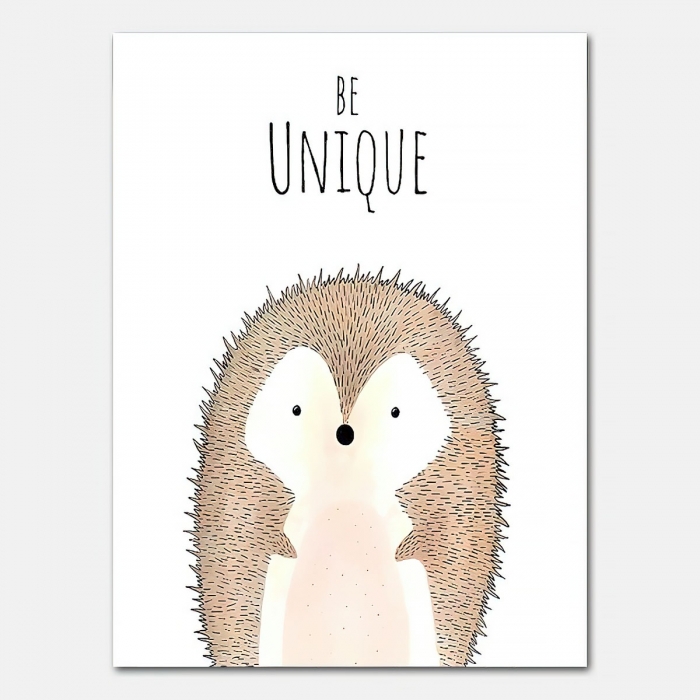 Lámina decorativa infantil Erizo - Be Unique