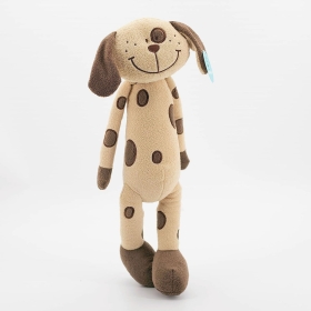 Perro de peluche beig