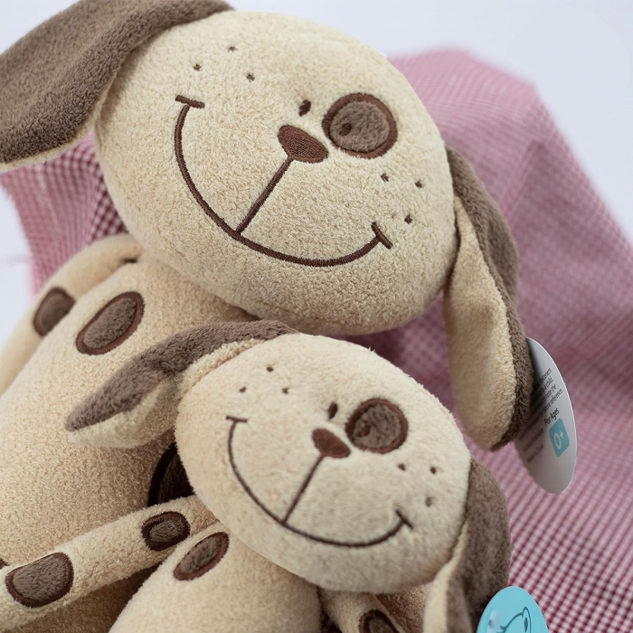 Perro de peluche beig