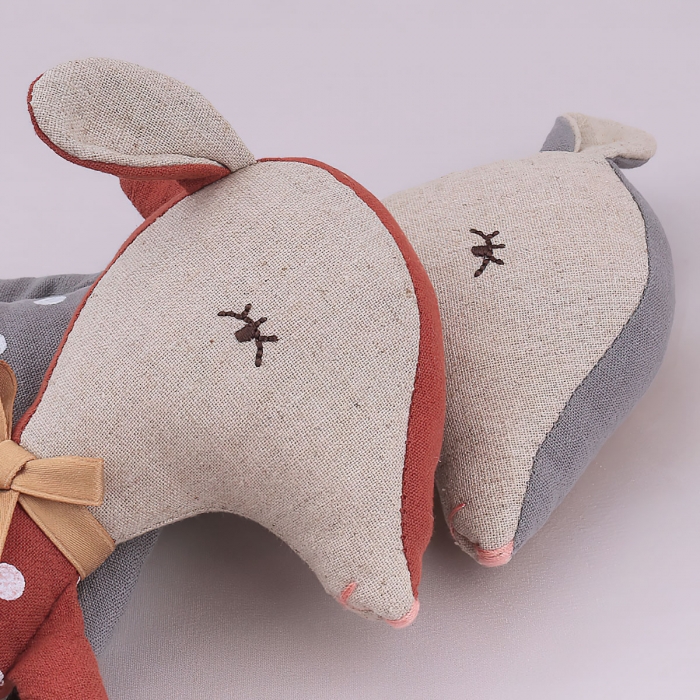 muñeco de tela peluche zorro