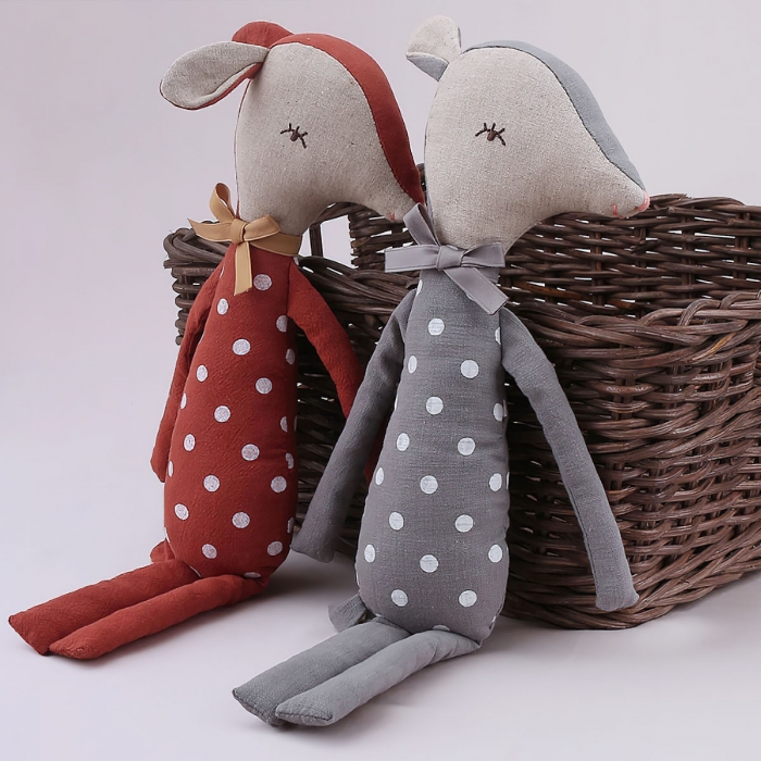 muñeco de tela peluche zorro