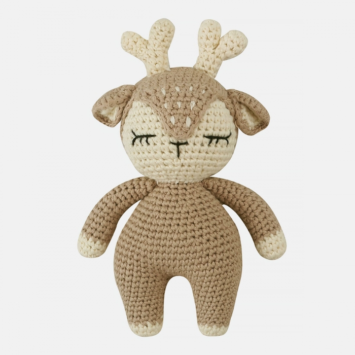 Sonajero de ganchillo ciervo