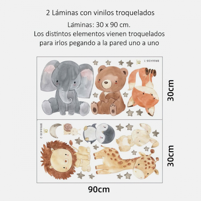 stickers pegatinas de animales