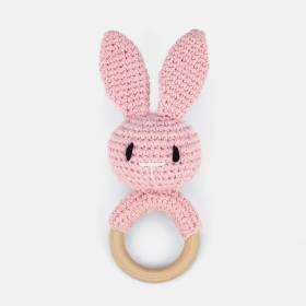 sonajero ganchillo conejo