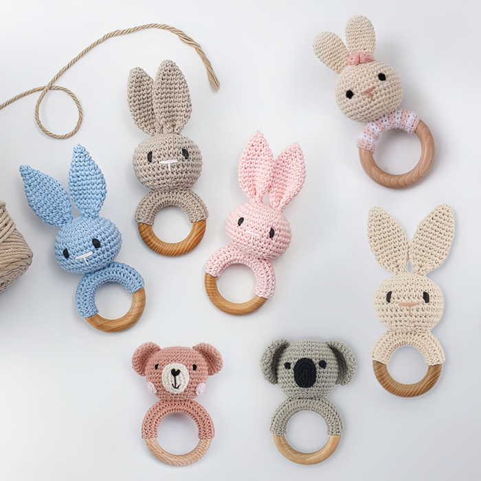 sonajero conejo regalo para bebé