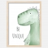 Lámina decorativa infantil Dinosaurio - Be Unique