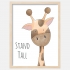 Lámina decorativa infantil Jirafa - Stand Tall