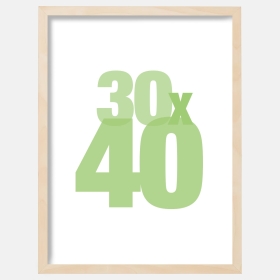 Marco para lámina 30x40