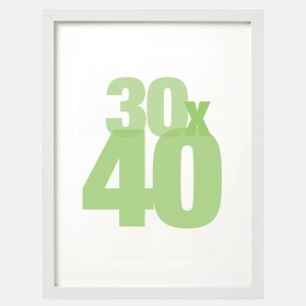 Marco para lámina 30x40