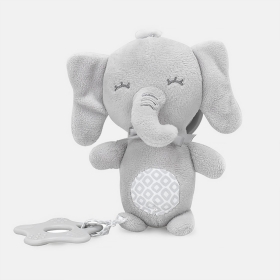 Sonajero colgante elefante de felpa